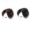 10x14cm Human Hair for White Hair One Piece Long Hair Light Traceless for Woman Clip in Hair Toppers for Woman (Black,35cm/14inch) view 1