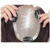 10x14cm Human Hair for White Hair One Piece Long Hair Light Traceless for Woman Clip in Hair Toppers for Woman (Black,35cm/14inch) view 2