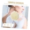 5-Piece Bath Gift Set with Loofah Slice Pumice Stone Face Brush and Bath Flower - Exfoliating Spa Accessories for Women view 2