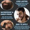 Beard Pencil Waterproof Beard Filler Pen Kit for Men - Long Lasting Coverage, 4 Tips, with Brush for Neat and Natural Thick Beard (Black) view 4