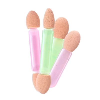 Beatifufu Makeup Essentials 8 Pack Double-headed Sponge Eye Shadow Stick Sturdy Brush Random Color