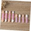 Beatifufu Makeup Essentials 8 Pack Double-headed Sponge Eye Shadow Stick Sturdy Brush Random Color view 3