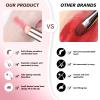 JAMVOLO 2pcs New Silicone Lip Brush, Silicone Lip Applicator for Lipstick&Lip Gloss&Lip Tint&Lip Mask, Lip Makeup Brush with Dust Cap, Concealer Applicator(Pink) view 3
