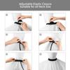 AJIOCIEU Custom Barber Cape, Personalized Hairdressing Apron with Adjustable Neckline - Design to Add the Unique Images and Text Barber Apron, for Home and Barbershop, Dark Red view 4