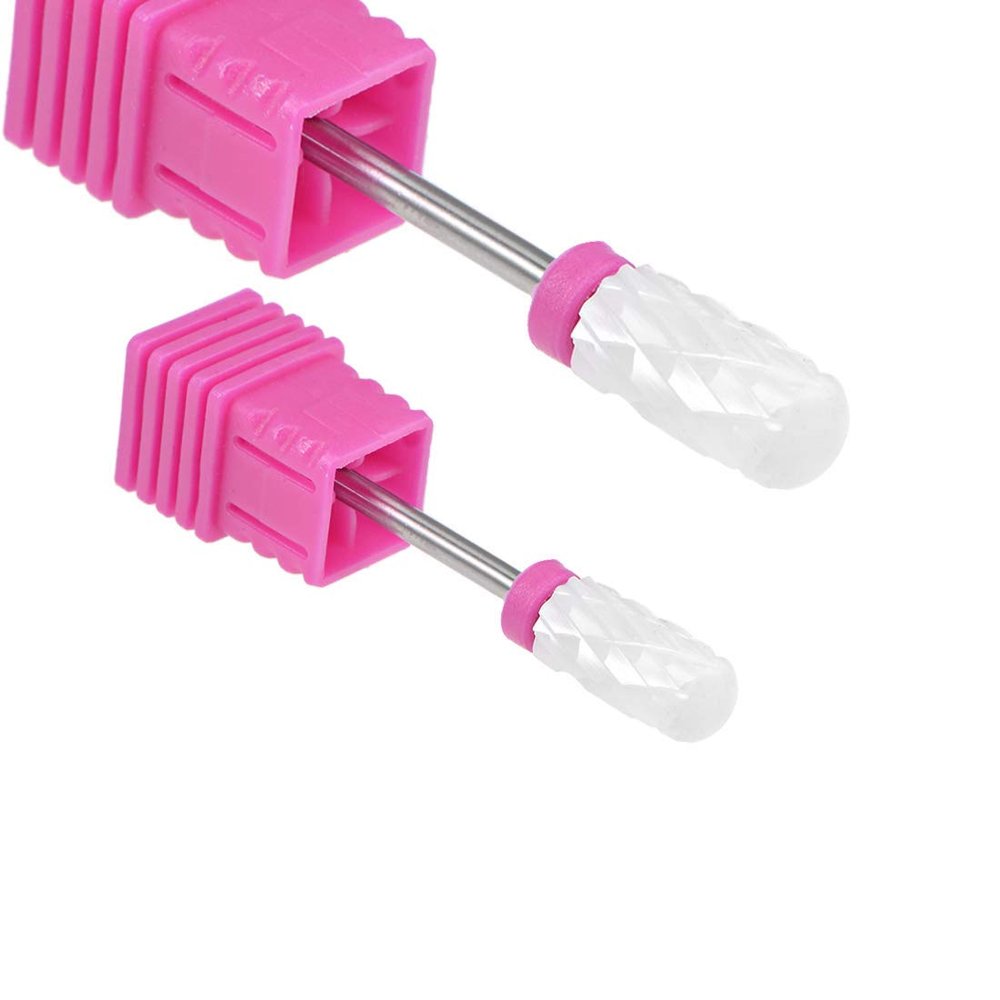 XYWHPGV Pack of 2 Ceramic Nail Drill Bits 3/32 Inch (3 x Coarse - XXXC) Remove Acrylic Nails Gel for Manicure Pedicure (08199 0c984 c4346 8cbb3 eee3f 1e2af