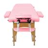 CMFTGDS Massage Table Massage Bed 84 Inches Long Portable 2 Folding Massage Spa Facial Cradle Salon Bed W/Carry Case (Pink) view 4