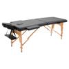 CMFTGDS Massage Table Massage Bed 84 Inches Long Portable 2 Folding Massage Spa Facial Cradle Salon Bed W/Carry Case (Black) view 2