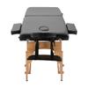 CMFTGDS Massage Table Massage Bed 84 Inches Long Portable 2 Folding Massage Spa Facial Cradle Salon Bed W/Carry Case (Black) view 4