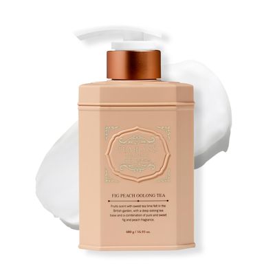 TEABLESS Fig Peach Oolong Tea Perfumed Body Lotion, Daily Moisturizer, Body Lotion For Dry Skin & Sensitive Skin, Non-Greasy, Slow Aging, Fig Fruity Scent, Korean Skin Care