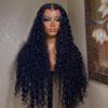 13x4 Lace Front Wigs Human Hair Pre Plucked 150% Density Brazilian Wet and Wavy Human Hair Wigs for Black Women Glueless Curly Lace Frontal Wigs Natural Color (10 inch, 13x4 lace front wig) view 1