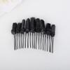 Teyglen Raw Crystal Quartz Hair Comb Clear Crystal Hair Side Comb Mermaid Rhinestone Hair Comb Sun Moon Goddess Headpiece Decorative Hair Accessories for Women Girls (Black) view 2