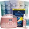 Tress Wellness Dusty Elemental Pink Wax Warmer Kit with Bikini Wax view 1
