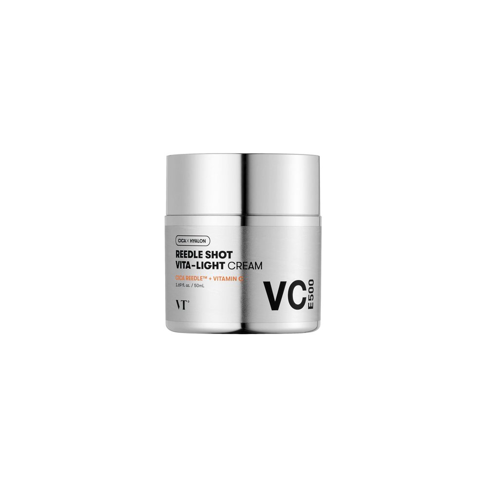 VT COSMETICS Vita-Light Cream | Vitamin C Cream with Vitamin B & E, Face Cream For Glowing & Radiant Skin, Dry, Normal or Sensitive Skin 1.69Fl Oz(50ml)