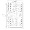 10Pcs Black Tear Mole Tattoo Stickers Temporary Tattoo DIY Tear Mole Stickers Body Art Dot Fake Tattoo Face Eye Corner Beauty Makeup Moles Temporary Tattoos view 2