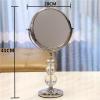 8 Inch Tabletop Rotation Makeup Mirror with Crystal, Double Side Magnification Cosmetic Mirror, Standing HD Beauty Shaving Mirror, Countertop Vanity Mirror for Hotel,C,3X view 3