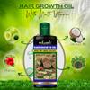 Adivasi herbal hair oil for hair growth Pure Ayurvedic Hair Fall Control For women and men view 2
