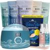 Tress Wellness Elemental Blue Wax Warmer Kit with Bikini Wax view 1