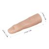 balacoo Silicone Fake Finger 2.75 Inch Hand Reusable Manicure Tool for Nail Art Beginners and Salon Use view 4