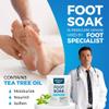 Epsom Salt Foot Soak w Tea Tree for Foot Bath (PEDICURE GRADE) - Toenail Repair, and Fungus Athletes Foot, Softens Calluses, Tired Feet, Nail Discoloration Foot Soak Salts, Smelly Foot Therapy16oz view 4