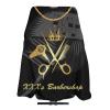 Custom Barber Cape Hairdresser Cape, Add Your Photo Text Logo Personalized Salon Cape for Men, Customized Hair Cutting Cape for Home Salon Barbershop view 1