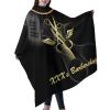 Custom Barber Cape - Add Your Photo, Text, Logo for Personalized Hairdresser Cape - Men's Hair Cutting Cape for Home, Salon, Barbershop view 2