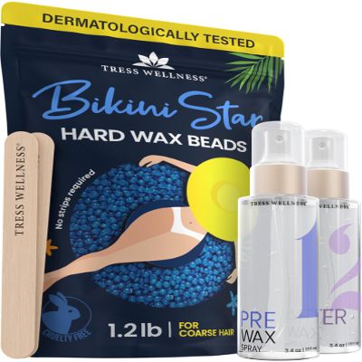 Tress Wellness Bikini Wax with Pre & After Wax Spray