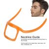 Beard Shaper Mustache Trimming Tool Shaper, Compact Portable Beard Grooming Aid with Step by Step for Home Salon view 2
