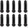 10Pcs Black Double-sided Sponge Eyeshadow Brush Mini Stick Brushes Travel Eye Makeup Brush Eyeshadow Brushes view 1