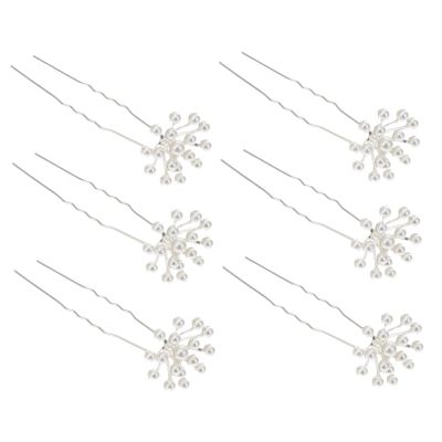 Beatifufu 20pcs Gypsophila Bridal Hairpins U-shaped Hair Forks for Weddings Hair Decor for Parties and Banquets Sparkling Accessories for Women