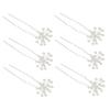 Beatifufu 20pcs Gypsophila Bridal Hairpins U-shaped Hair Forks for Weddings Hair Decor for Parties and Banquets Sparkling Accessories for Women view 1