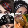 Face Gems Body Glitter Gel Face Heart Star Stickers with Makeup Glue view 4