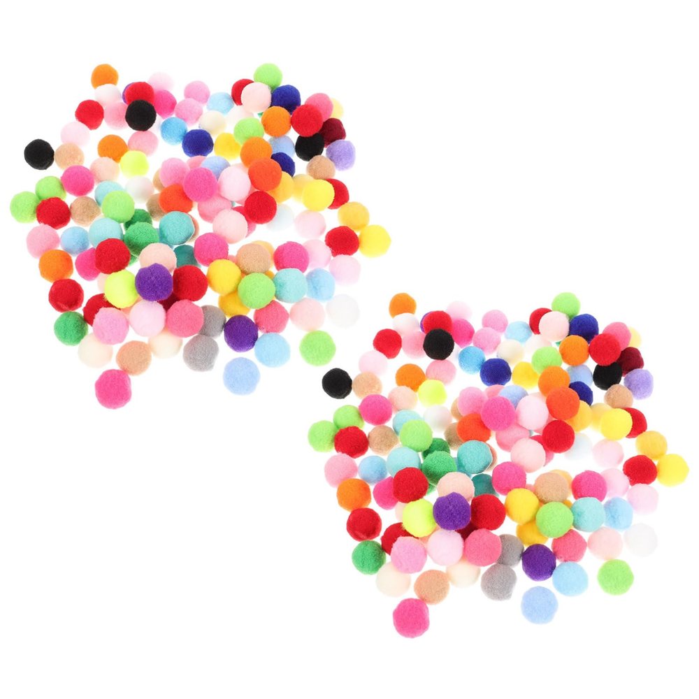 STOBOK 1000pcs Plush Ball Toy Balls for DIY Projects Hat Scarf Boys and Accessories