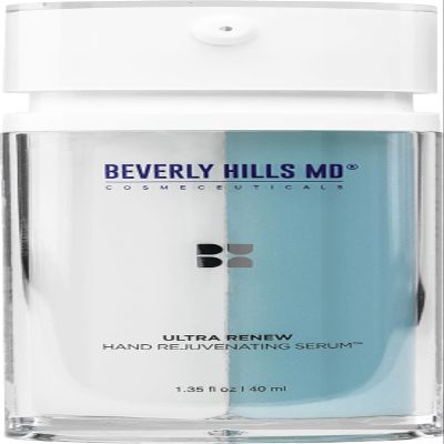 Beverly Hills MD Ultra Renew Hand Rejuvenating Serum - Enhance Appearance of Thinning, Crinkled Skin, Helps Plump, Hydrate, Correct Look of Hands w/Ceramides, Apple Fruit Extract