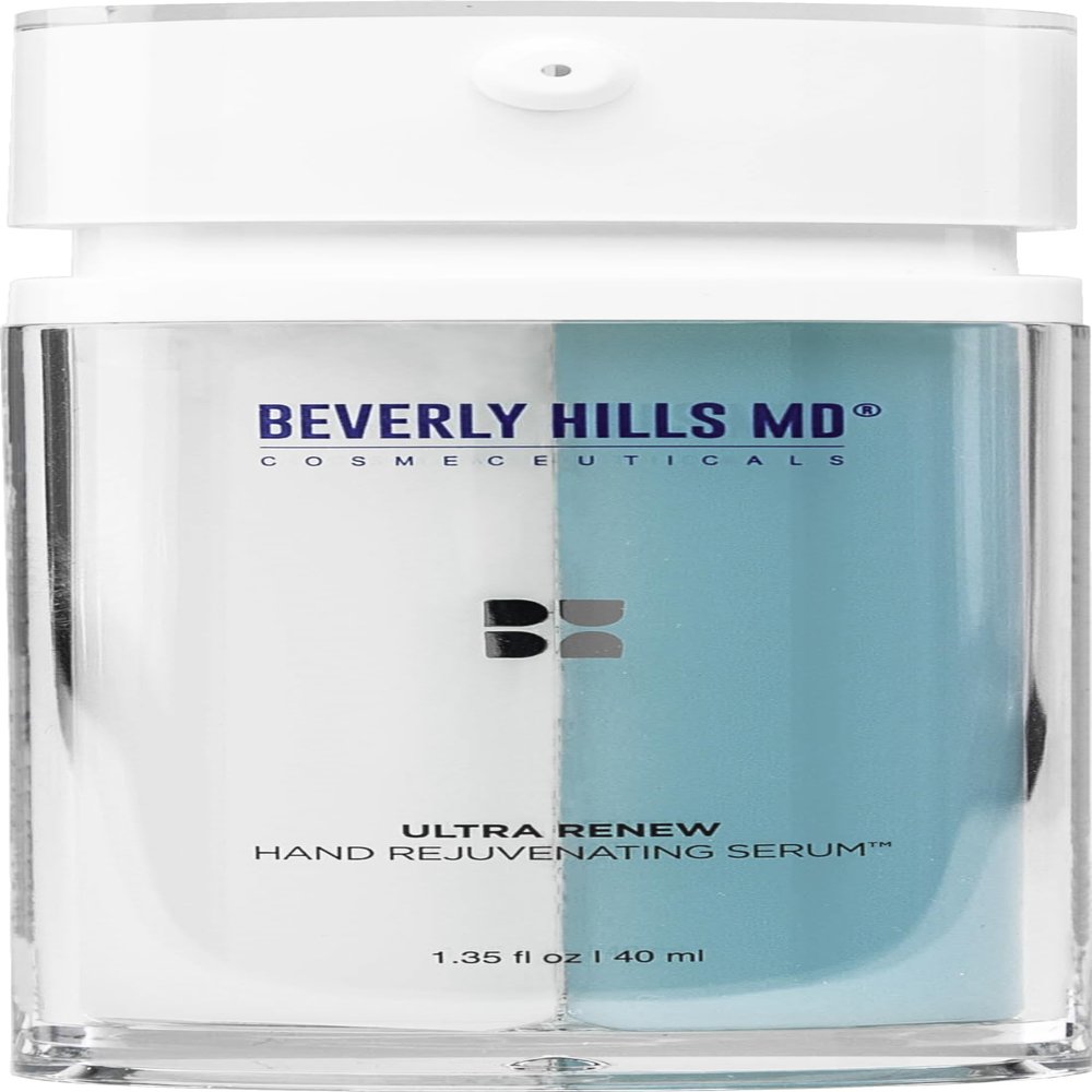 Beverly Hills MD Ultra Renew Hand Rejuvenating Serum - Enhance Appearance of Thinning, Crinkled Skin, Helps Plump, Hydrate, Correct Look of Hands w/Ceramides, Apple Fruit Extract