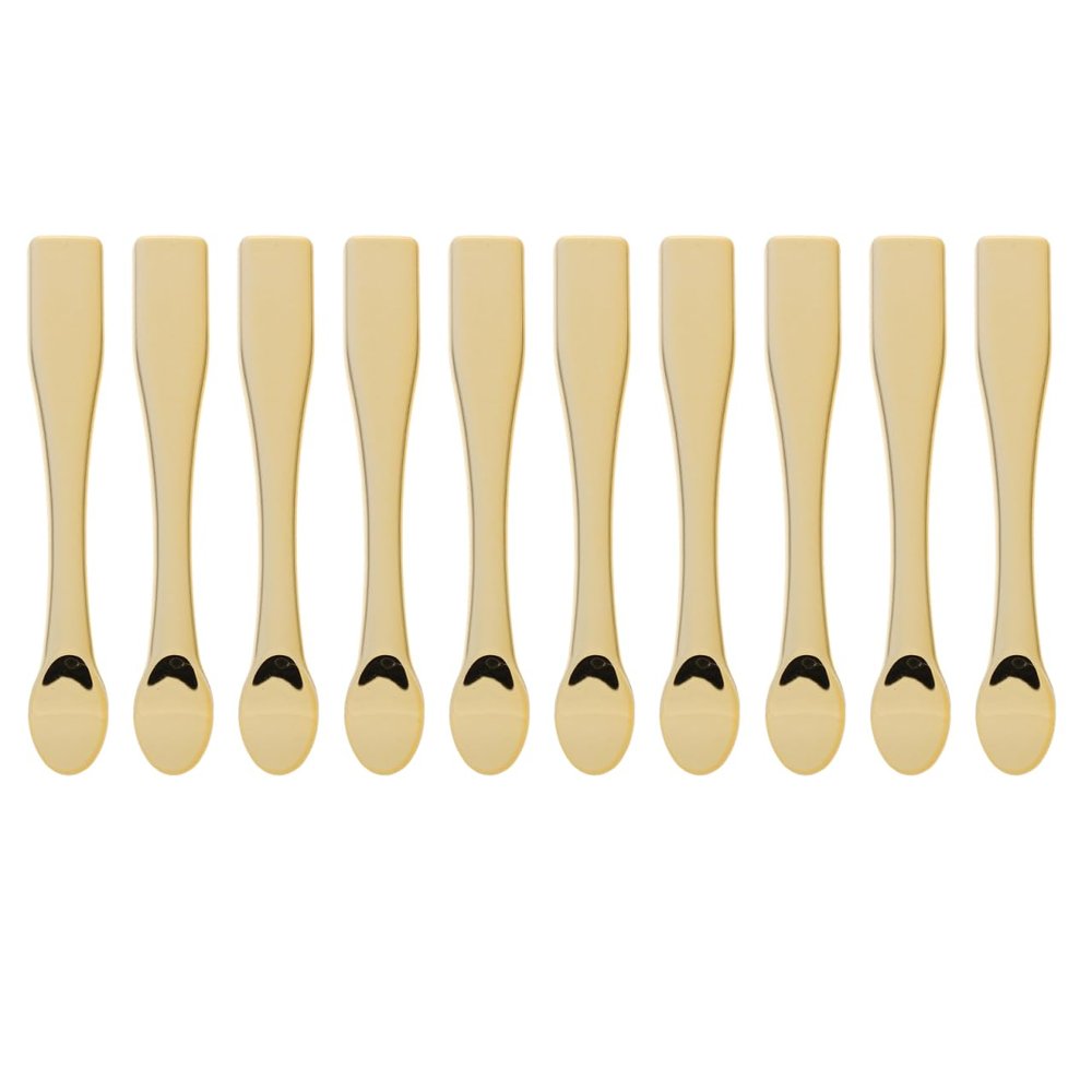 BIUDECO 10Pcs Facial Mask Spoons Abs Cosmetic Cream Spatulas Mini Skincare Tools for Even Application Mixing Sampling Eye Cream