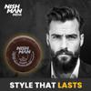 nishman Mustache & Beard Styling Wax with Argan Oil, Sweet Almond Oil, Jojoba Oil | Low Shine & Light Hold view 2