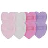 8pc Heart-Shaped Beauty Buff Blender Set - Flawless Finish Makeup Sponges view 1