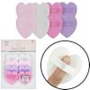 8pc Heart-Shaped Beauty Buff Blender Set - Flawless Finish Makeup Sponges view 2