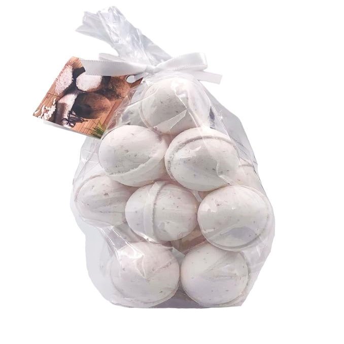 Bath Bombs 14 Set 1 oz/ea, USA Handmade | Shea & Coco Butter | Moisturizng Dry Skin | Gift Idea | Natural Ingredients | Vegan & Cruelty Free | Essential Oils Aromatheraphy - Caribbean Coconut