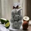 Bath Bombs 14 Set 1 oz/ea, Natural & Organic USA Handmade | Infused Essential Oils | Nourishing Shea & Coco Butter | Relaxing Aromatherapy | Vegan & Cruelty-Free, Skin Friendly - Coconut Lime Verbena view 2