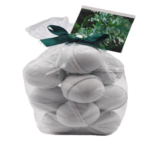 Bath Bombs 14 Set 1 oz/ea, Natural and Organic, USA Handmade | Aromatic Bath Fizzies, Stress Relief | Nourishing, Shea & Coco Butter | Gift Idea | Vegan & Cruelty-Free - Cool Citrus Basil