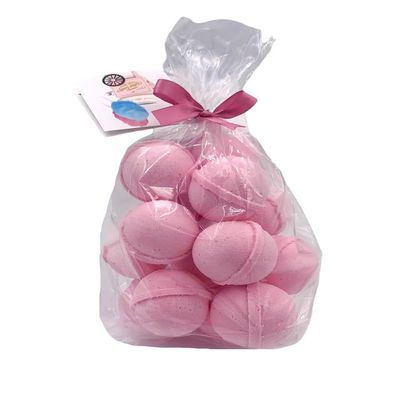 Bath Bombs 14 Set 1 oz/ea, Natural & Organic USA Handmade | Infused Essential Oils | Skin-Nourishing, Shea & Coco Butter | Relaxing Aromatherapy, Perfect Spa Gift | Vegan & Cruelty-Free - Strawberry