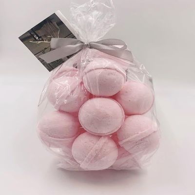 Bath Bombs 14 Set 1 oz/ea, Natural and Organic, USA Handmade | Aromatic Bath Fizzies, Stress Relief | Nourishing, Shea & Coco Butter | Gift Set | Vegan & Cruelty-Free - Raspberry Sangria
