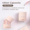 Glint Lipcerin (Pink Sparkle, 0.5fl oz) - Lasting Hydration, Plumping 5-in-1 Lip Care Gloss Balm with Glitter, Shea Butter. Korean Skin Care. Chapped, Dry, Cracked, Damaged Lips. view 2