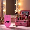 Calsgkspray Pink Eyelash Ruler, Eyelash Stencils Ruler for Measure Eyelashes LengthEyebrow Lash Measuring Tool Beauty Tools Professional Eyelash Stencils Ruler Symmetry Curling Degree Ruler, Makeup view 2
