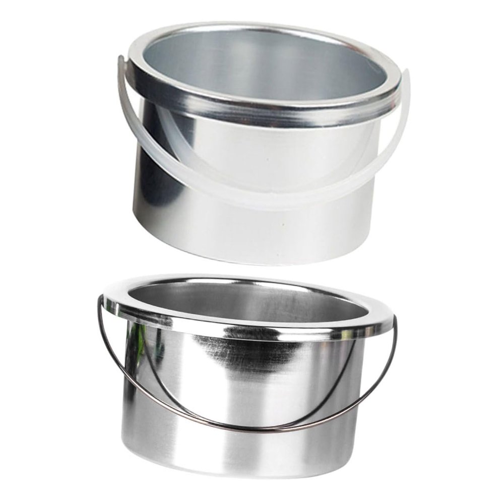 DOITOOL 2pcs Wax Warmer Inner Container Replacement Pot for Hair Removal Wax Melting Machine Compatible Various Easy to Clean and Convenient for Home and Salon Use
