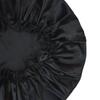 2 Pcs Satin Hair Bonnet for Sleeping Silk Bonnet Sleep Cap Hair Wrap for Women Curly Natural Hair (Black) view 3