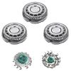 Suleto SH60/72 Replacement Head Compatible with Philips S6000 Razors, SH60 Replacement Blades Compatible with Norelco Series 6000 Shaver, SH60 Shaving Head Replacement for S6880/81, S6810/82, S6850/85 view 4