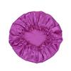2 Pcs Satin Hair Bonnet for Sleeping Silk Bonnet Sleep Cap Hair Wrap for Women Curly Natural Hair (Purple) view 2