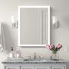 28x36 Inch LED Bathroom Mirror, Bathroom Vanity Mirror with Lights, Backlit and Front Lighted Mirror for Bathroom, Anti-Fog Dimmable Makeup Lighted Mirror with Touch Button, Horizontal/Vertical view 2